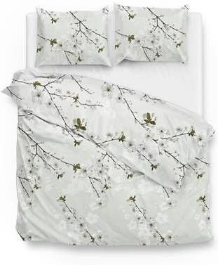 Zo Home Dekbedovertrek Flanel Henda Groen 260x200/220cm