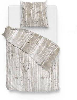 Zo Home Dekbedovertrek Flanel Ihime Naturel 140x200/220cm