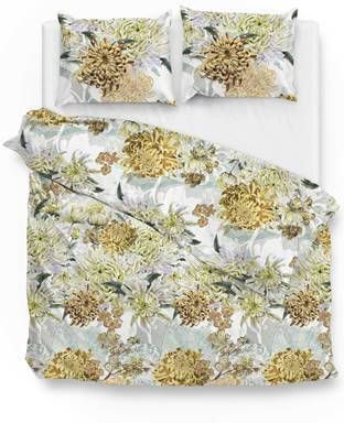 Zo Home Dekbedovertrek Flanel Marvel Groen 200x200/220cm