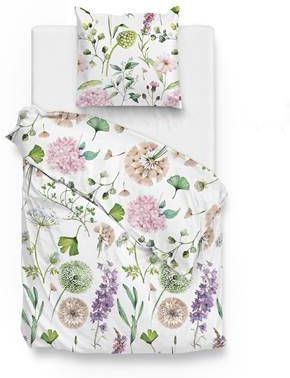 Zo Home Dekbedovertrek Flanel Nessa Wit 140x200/220cm