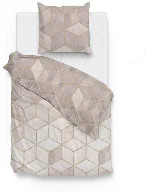 Zo Home Dekbedovertrek Flanel Siri Naturel 140x200/220cm