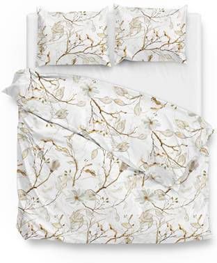 Zo Home Dekbedovertrek Flanel Zusa Naturel 200x200/220cm