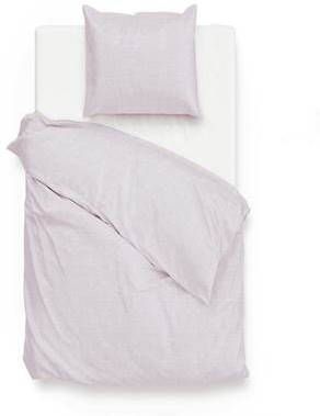 Zo Home Zo! Home Dekbedovertrek Lino Grijs Lila Lits jumeaux Xl 260x200/220 Cm