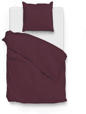 Zo Home Zo! Home Dekbedovertrek Satinado Mauve Lila Lits jumeaux Xl 260x200/220 Cm