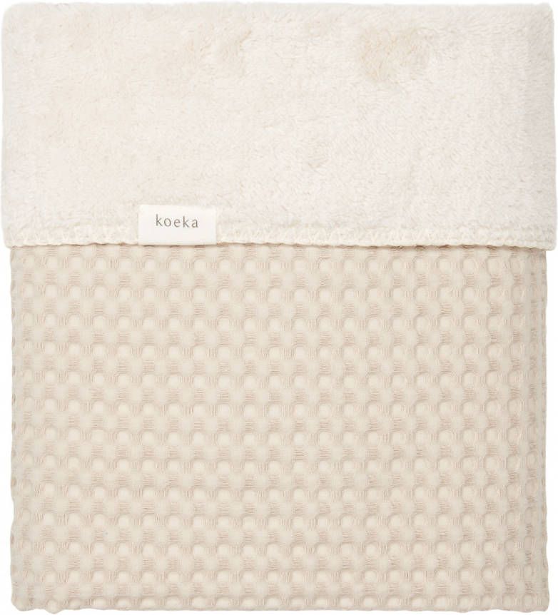 Koeka Oslo teddy eenpersoonsdeken sand/pebble(200x140 cm )