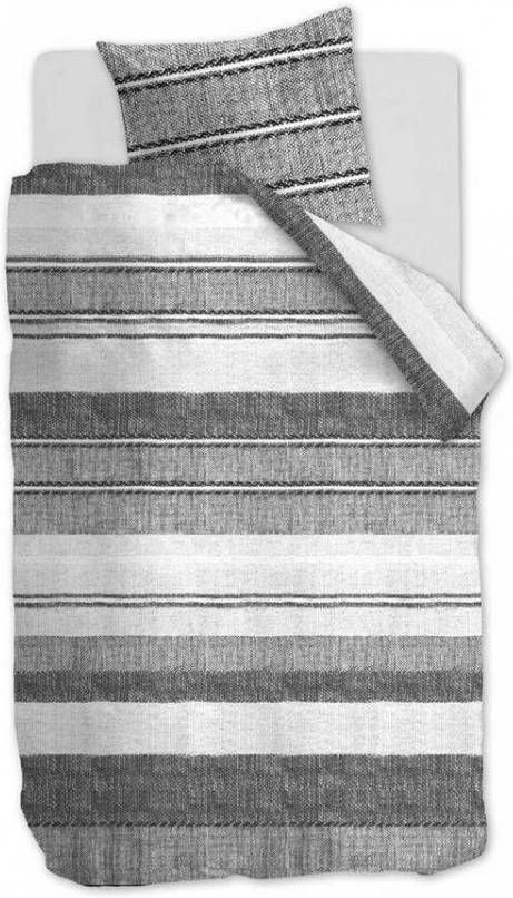 Ambiante Gregor Dekbedovertrek 1-persoons (140x200/220 Cm + 1 Sloop) Katoen Grijs