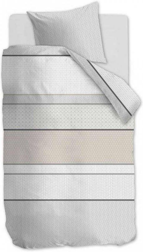 Ambiante Melvin Dekbedovertrek 1-persoons (140x200/220 Cm + 1 Sloop) Katoen Satijn Grey