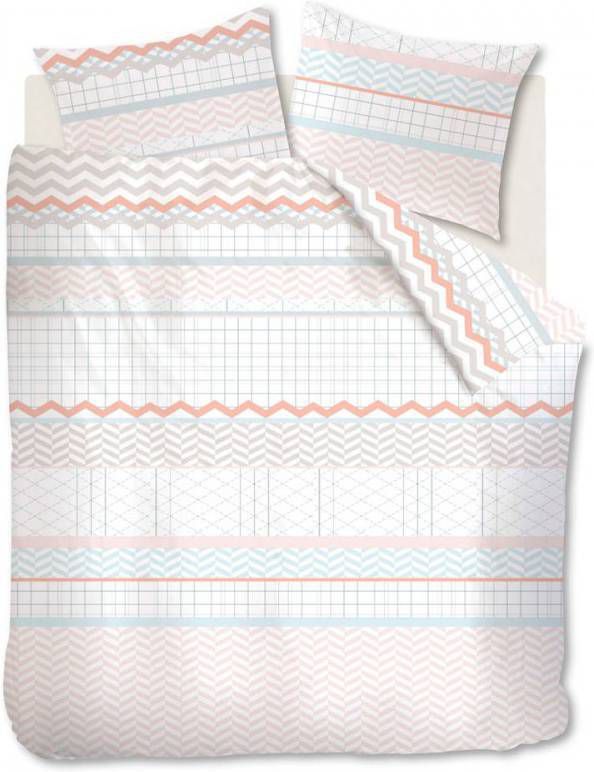 Ambiante dekbedovertrek Mila multikleur 140x200/220 cm Leen Bakker
