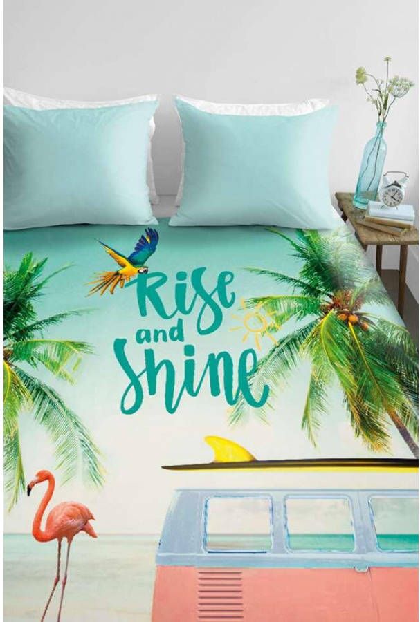 Ambiante dekbedovetrek Ronja multikleur 140x200/220 cm Leen Bakker