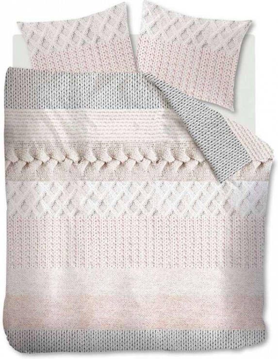 Ariadne at Home dekbedovertrek Spring knit naturel 200x200/220 Leen Bakker