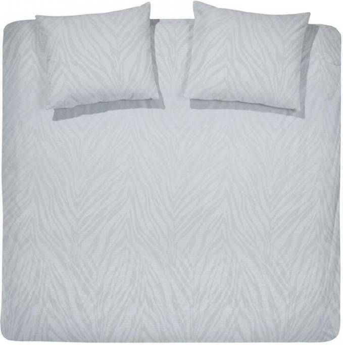 Cinderella Ariele Dekbedovertrek 2 persoons(200x200/220 Cm + 2 Slopen) Katoen Silver Grey