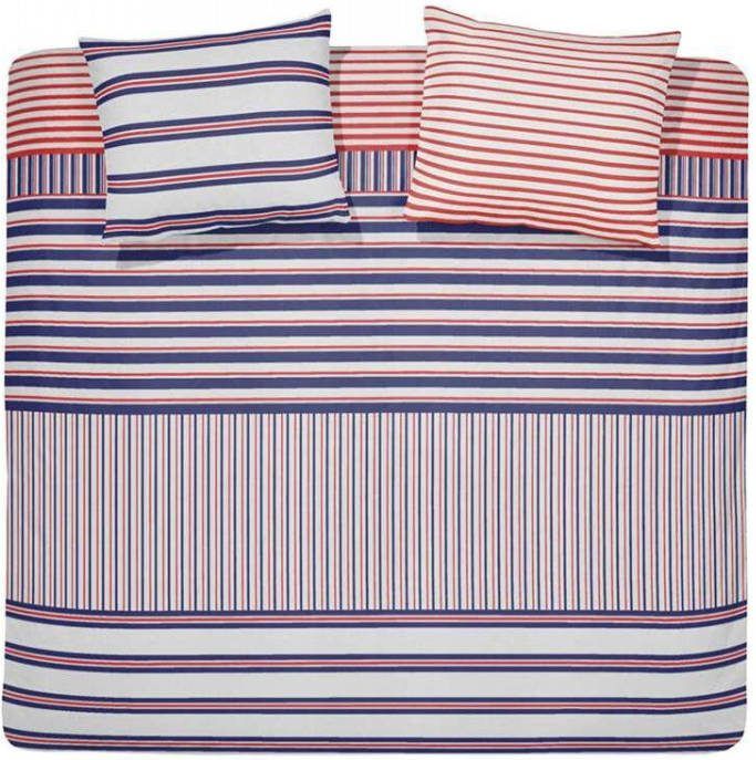 Cinderella Perry Dekbedovertrek 2 persoons(200x200/220 Cm + 2 Slopen) Katoen Blue