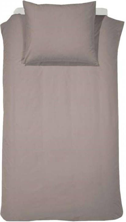Cinderella Uni Flanel Dekbedovertrek 1 persoons(140x200/220 Cm + 1 Sloop) Flanel Taupe