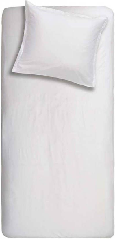 Cinderella Uni Dekbedovertrek 100% Katoen satijn 1 persoons(140x200/220 Cm + 1 Sloop) 1 Stuk(60x70 Cm) Wit