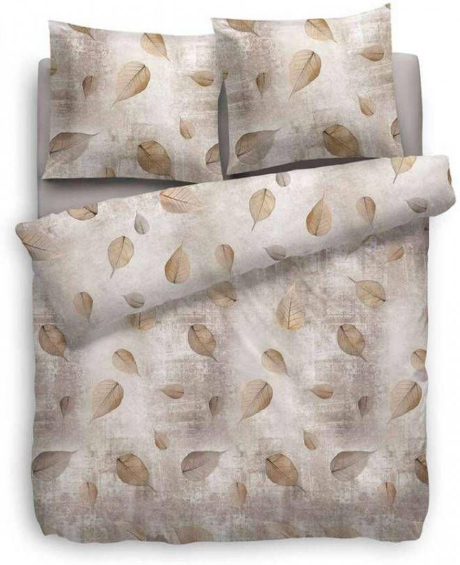 Heckett & Lane dekbedovertrek Noor naturel 200x200/220 cm Leen Bakker