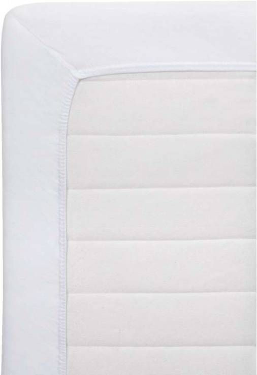 Leen Bakker Hoeslaken Jersey wit 70x150 cm