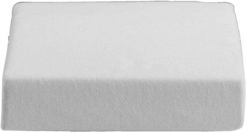 Leen Bakker Waterdichte matrasbeschermer molton wit 70x150 cm