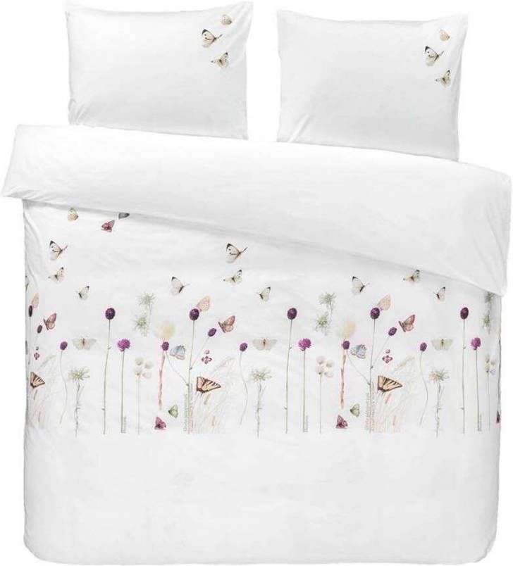 Marjolein Bastin dekbedovertrek Papilio wit 200x200/220 cm Leen Bakker