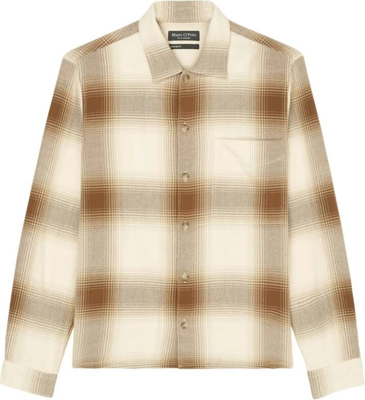Marc O'Polo Casual Overhemden Beige Heren