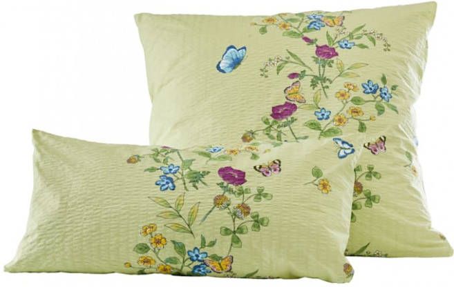 Webschatz 2 delige set bedlinnen Bloemenweide Groen