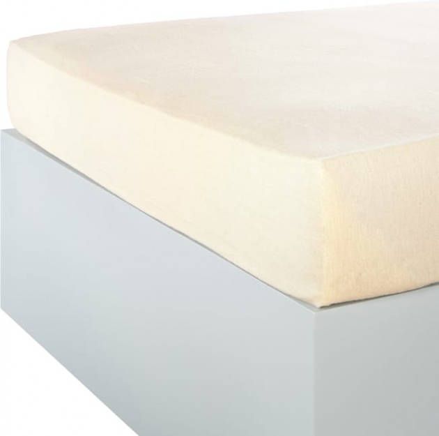 Webschatz 2 delige set hoeslakens Crème