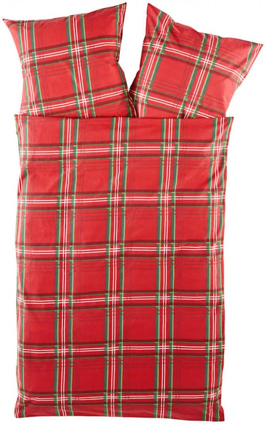 Webschatz Bedlinnen Merry Rood