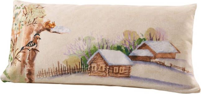 Webschatz Bedlinnen Winterlandschap Ecru