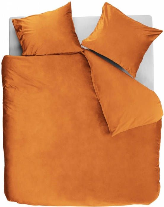 At Home Tender Dekbedovertrek 1 persoons(140x200/220 Cm + 1 Sloop) Katoen Satijn Terra