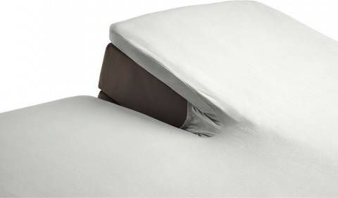 Beddinghouse Jersey Split topper Hoeslaken 100% Gebreide Jersey Katoen Lits jumeaux(180x200/220 Cm) Off White