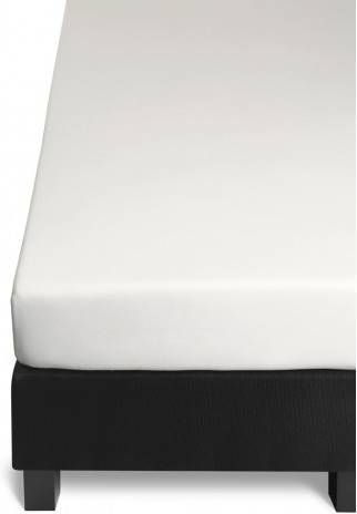 Beddinghouse Jersey Hoeslaken 100% Gebreide Jersey Katoen Lits jumeaux(160x200/220 Cm) Off White