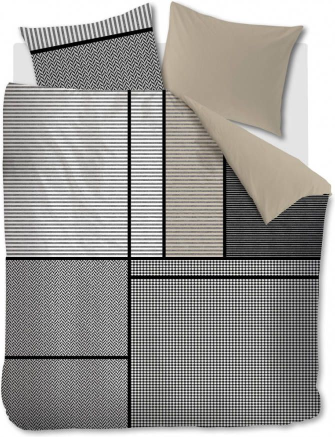 Beddinghouse Dutch Design dekbedovertrek Jet Set black lits jumeaux