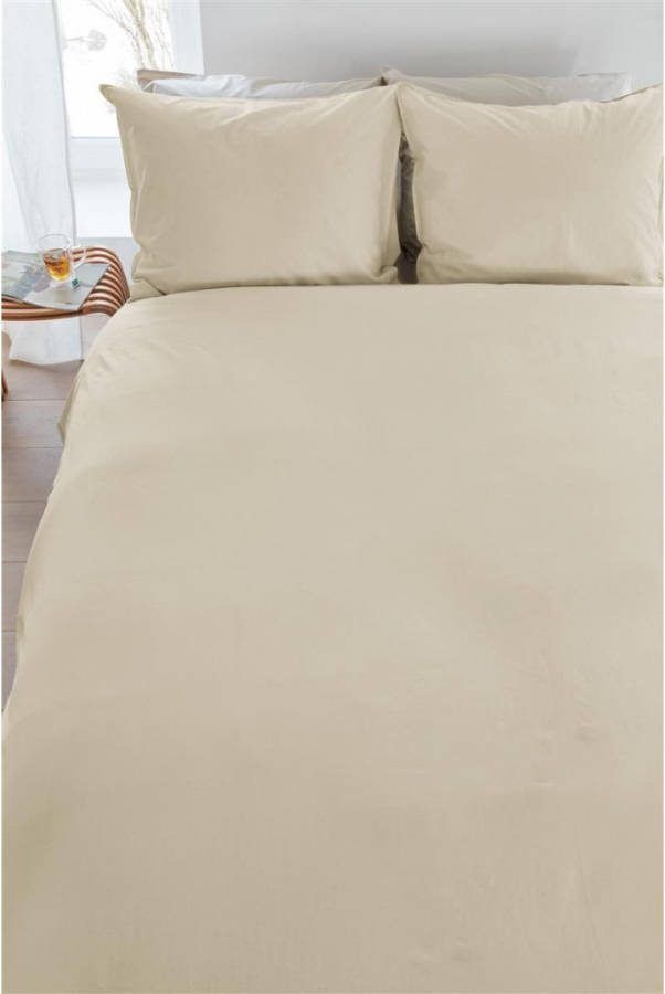 Beddinghouse Organic Basic Dekbedovertrek Lits jumeaux(240x200/220 Cm + 2 Slopen) Katoen Sand
