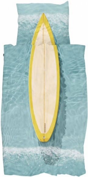 Snurk Surfer dekbedovertrekset van biologisch katoen perkal 160TC inclusief kussenslopen