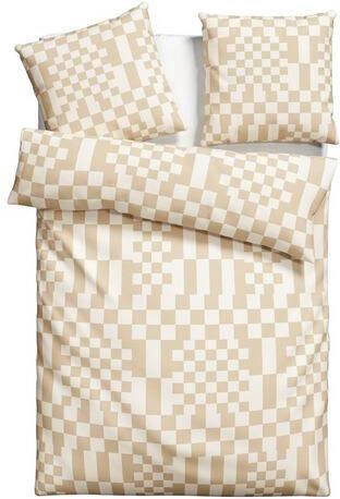 andas Overtrekset Linnea dekbedovertrek met ruitmotief, voor kinderen en volwassenen Renforcékwaliteit(2 delig )