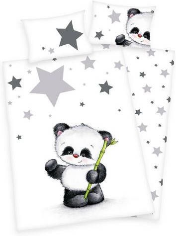 babybest® HERDING Flanellenbedding Kleine Panda 100x135 cm