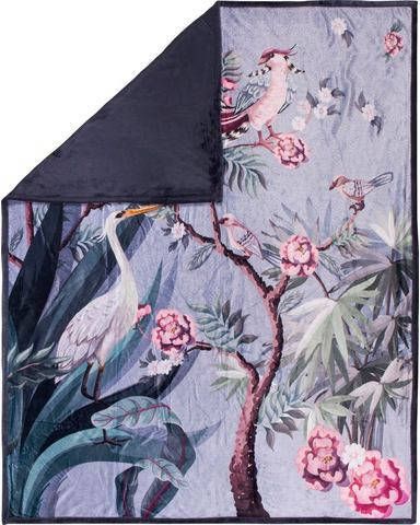 Descanso Plaid SARENZA 130x160 cm grijs