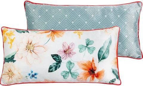 Descanso Sierkussen Annabelle 60 X 30 Cm Polyester Wit
