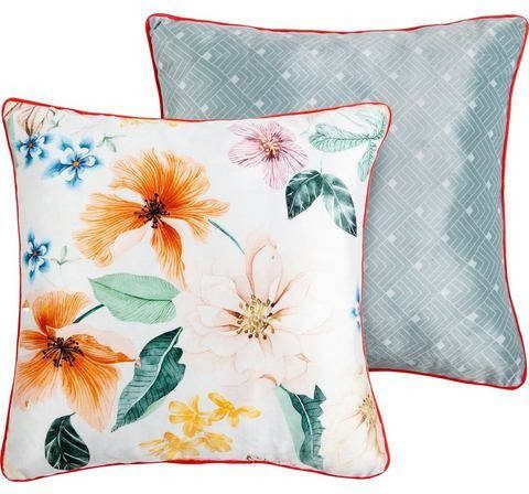 Descanso Sierkussen Annabelle 48 X 48 Cm Polyester Wit
