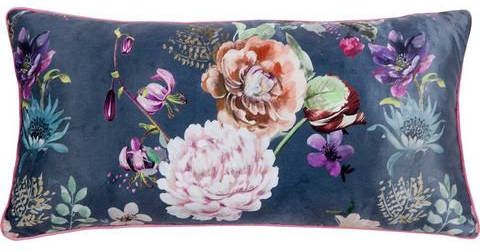 Descanso Sierkussen Parma 60 X 30 Cm Polyester Donkerblauw