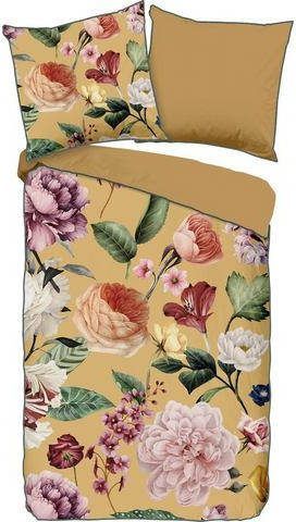 Descanso Tweezijdig te gebruiken overtrekset Fiori met bies