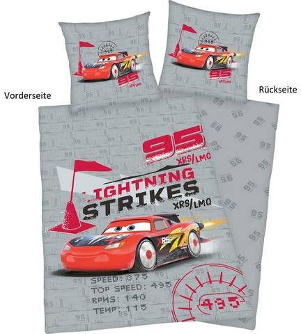 Disney Kinderovertrekset ´s Cars met leuk mcqueen motief