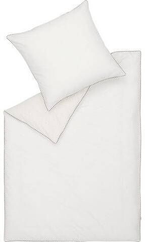 Esprit Tweezijdig te gebruiken overtrekset Scatter dekbedovertrek met borduursel, dekbedovertrek voor winter en zomer met geborduurd kussenovertrek