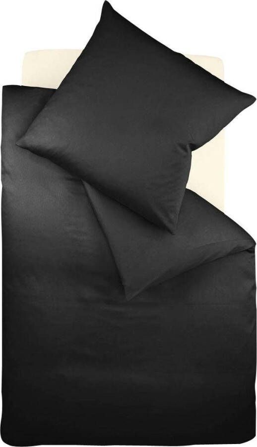fleuresse Overtrekset Colours in een zachte kwaliteit van 100% katoen, dekbedovertrek in 135x200 cm, 155x220 cm, 200x200 cm en andere maten, bed en kussensloop met ritssluiting, STANDARD 100 by Öko TEX® gecertificeerd, overtrekset in uni design groot aantal kleuren