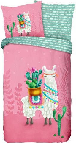 good morning Kinderovertrekset Lalama met schattige lama(2 delig )