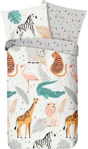 good morning Kinderovertrekset Zoo met schattige dieren(2 delig )