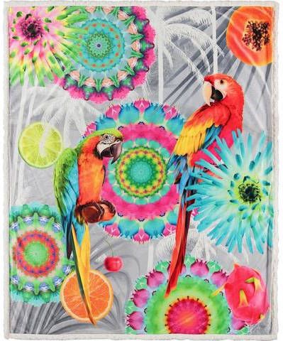 Hip plaid Kjenta multi 130x160 cm Leen Bakker