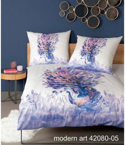 Janine Tweezijdig te gebruiken overtrekset Modern art 42080 met een ritssluiting(2 delig )