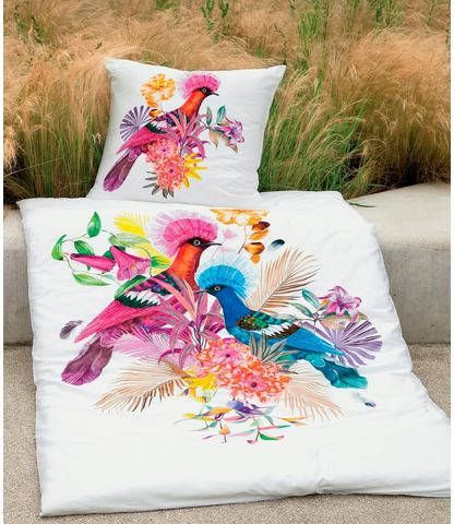 Janine Tweezijdig te gebruiken overtrekset Modern art 42089 met een ritssluiting(2 delig )