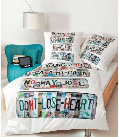 Janine Tweezijdig te gebruiken overtrekset Modern art 42092 met een ritssluiting(2 delig )