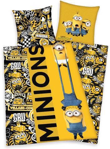 Minions Kinderovertrekset 2 met een geweldig 2 motief